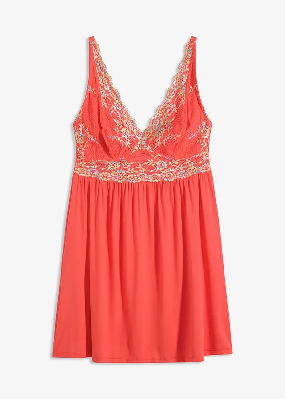 Slipdress met kant in meerdere kleuren, bonprix