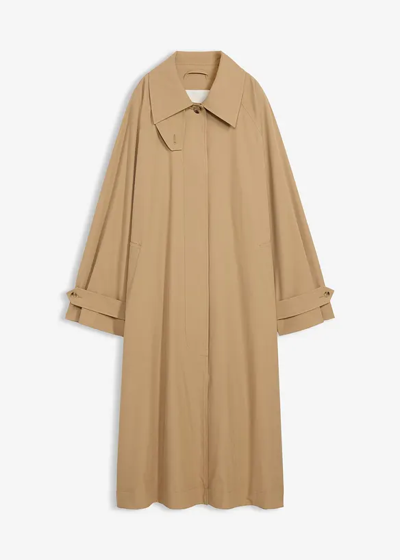 Trenchcoat met kleppen, bonprix