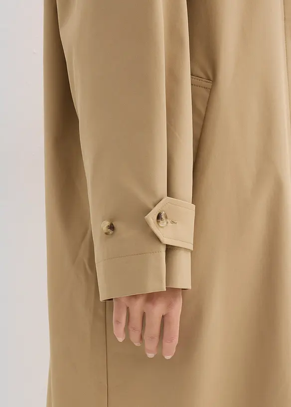 Trenchcoat met kleppen, bonprix