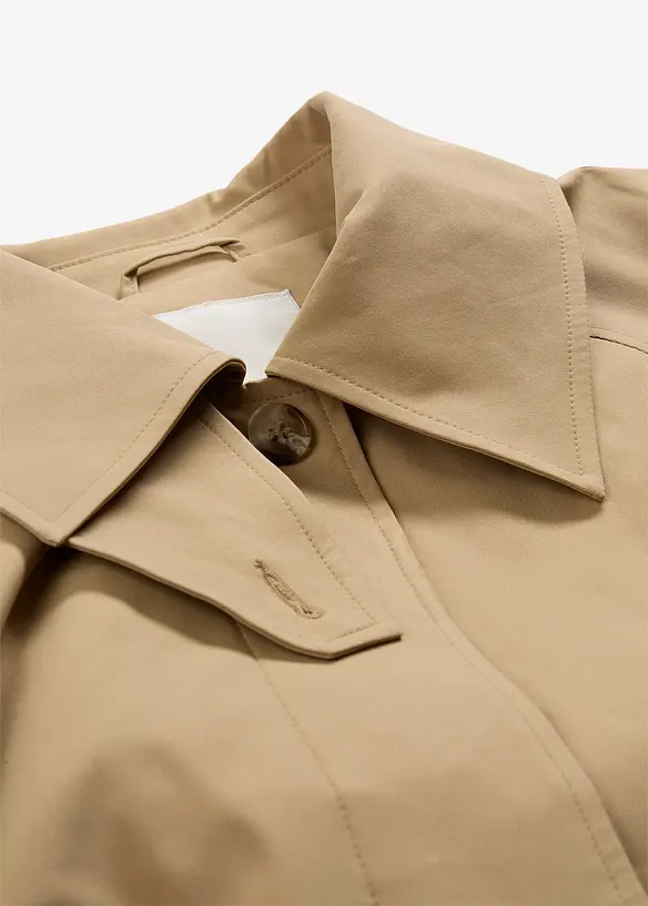 Trenchcoat met kleppen, bonprix