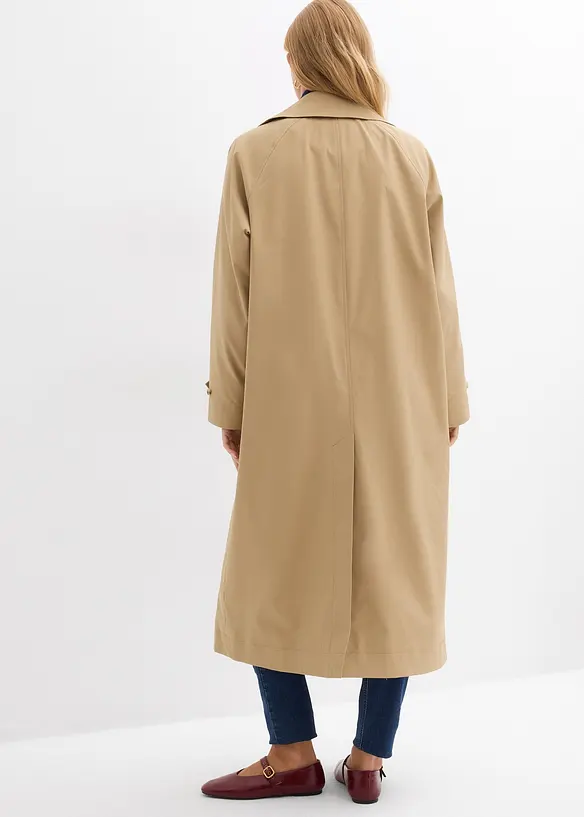 Trenchcoat met kleppen, bonprix