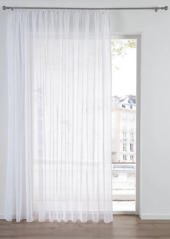 Transparant sabl&eacute; gordijn, bpc living bonprix collection