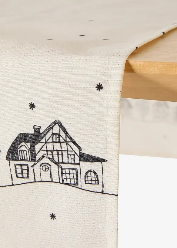 Tafelloper met winterse motieven, waterafstotend, bonprix