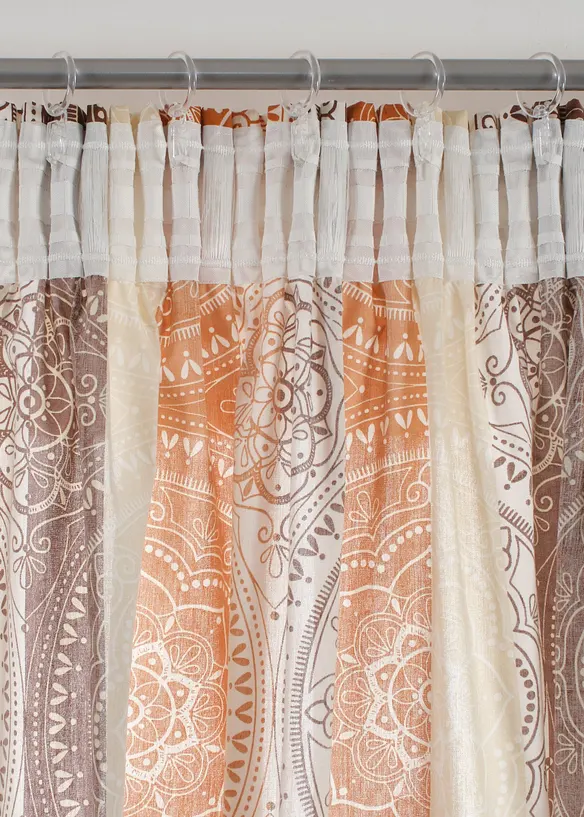 Gordijn met strepen van gerecycled polyester ( 1 stuk), bonprix