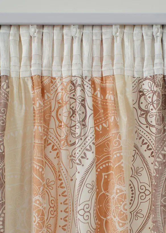 Gordijn met strepen van gerecycled polyester ( 1 stuk), bonprix