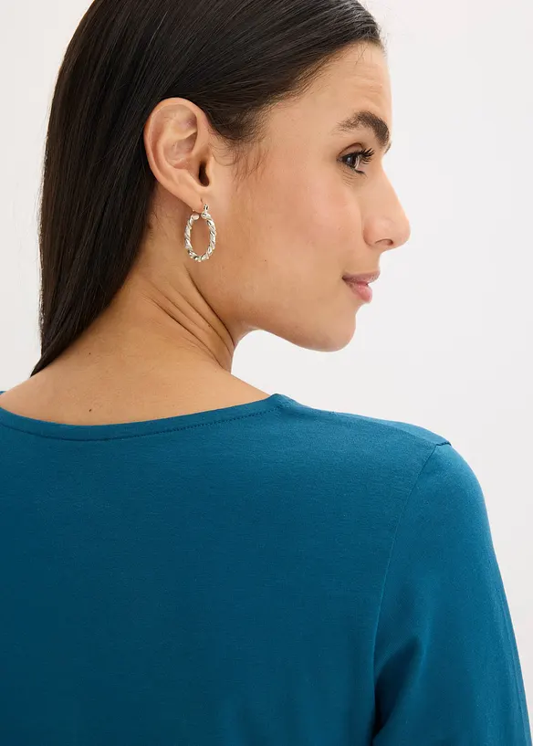 Longsleeve met eyelets, bonprix