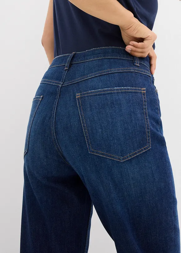 High waist mom jeans, cropped, bonprix