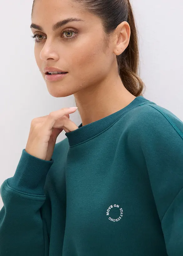 Oversized thermo sweater, sneldrogend, bonprix