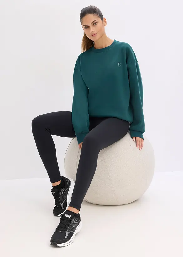Oversized thermo sweater, sneldrogend, bonprix