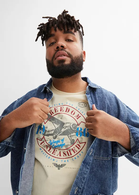 T-shirt van biologisch katoen, bonprix