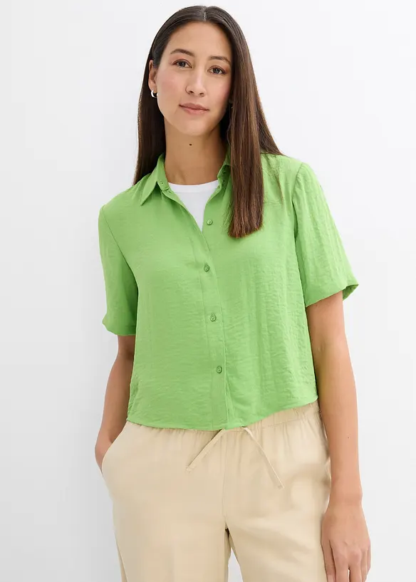 Boxy blouse van lichte cr&ecirc;pe, bonprix