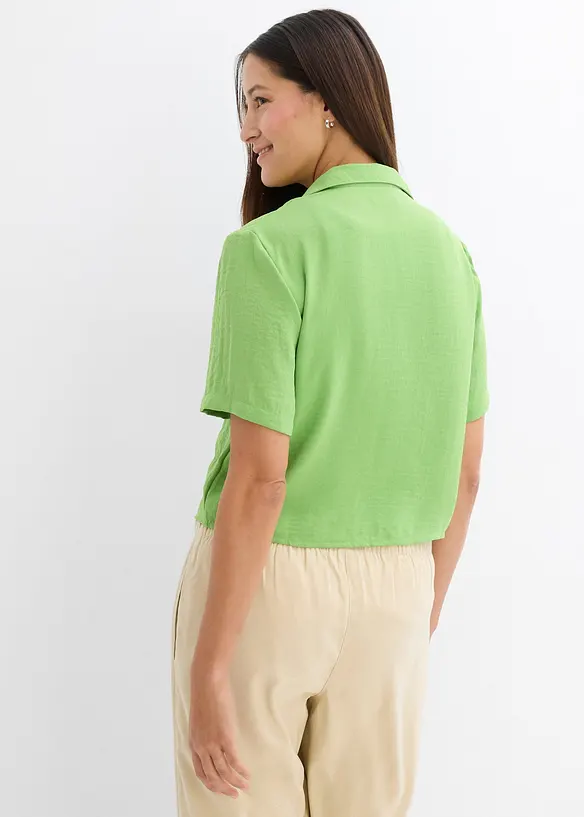 Boxy blouse van lichte cr&ecirc;pe, bonprix
