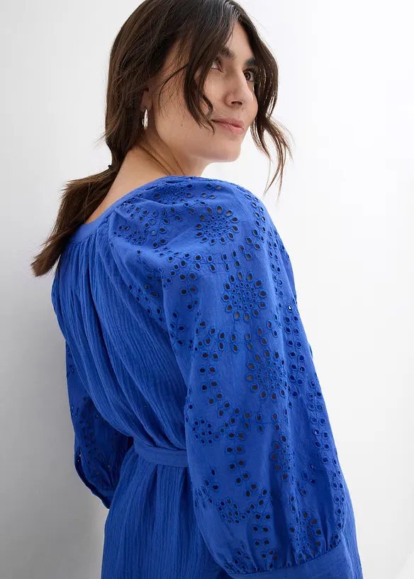 Mousseline zwangerschapsjurk van puur katoen, bonprix