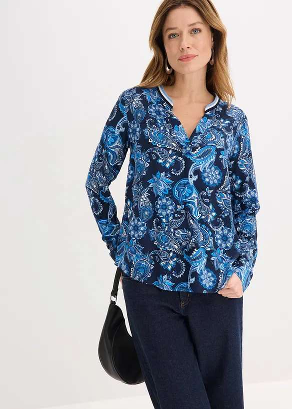 Tuniekblouse van soepele viscose, bonprix