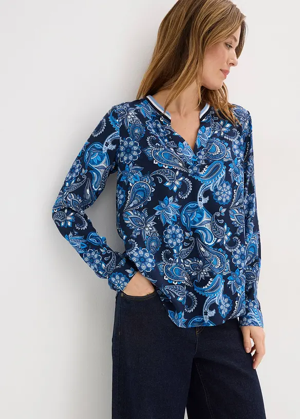 Tuniekblouse van soepele viscose, bonprix