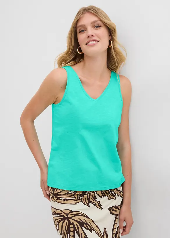 Tanktop van katoen (set van 2), bonprix