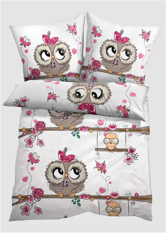 Dekbedovertrek in een katoenmix, bonprix