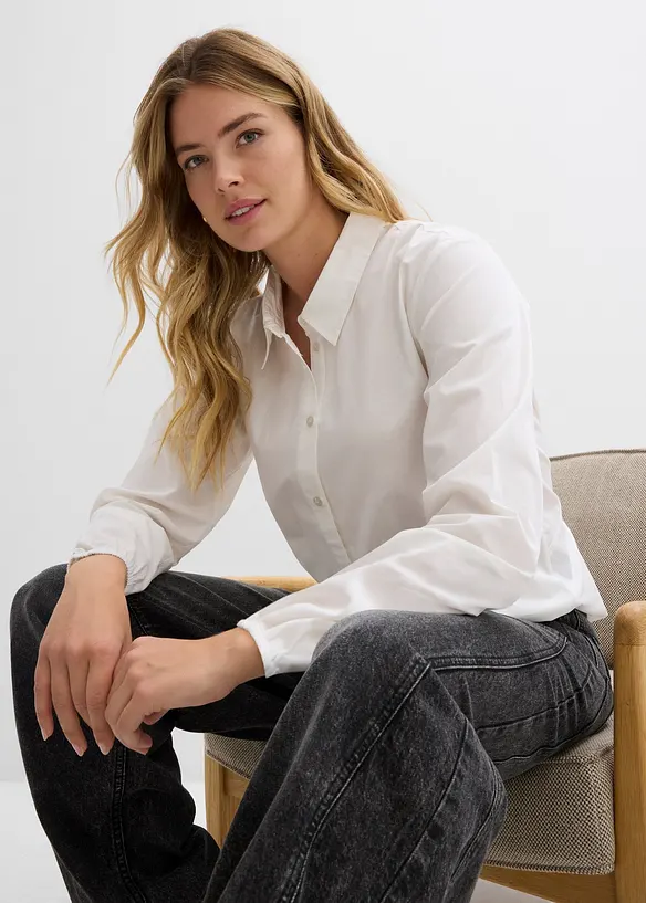 Blouse van puur katoen, bonprix