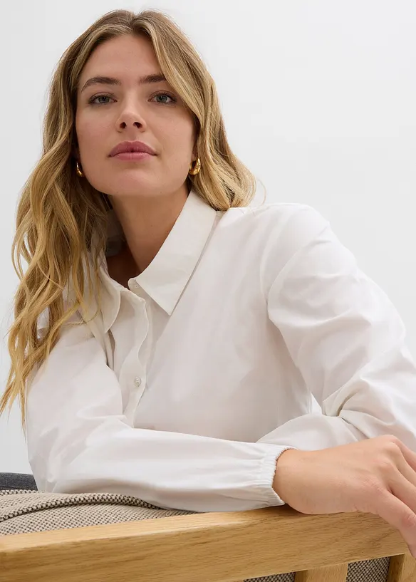 Blouse van puur katoen, bonprix