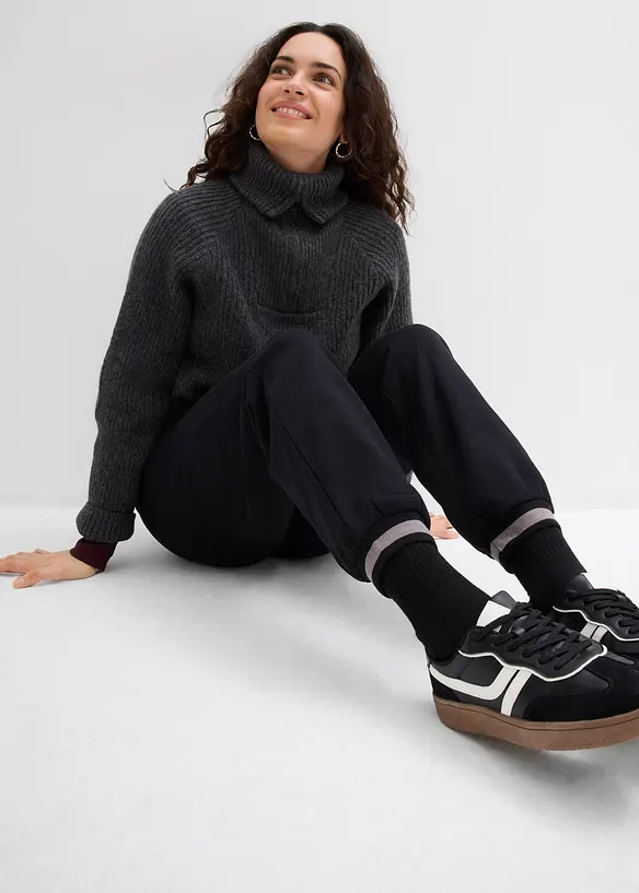 Sweatpants in een katoenmix (set van 2), bonprix