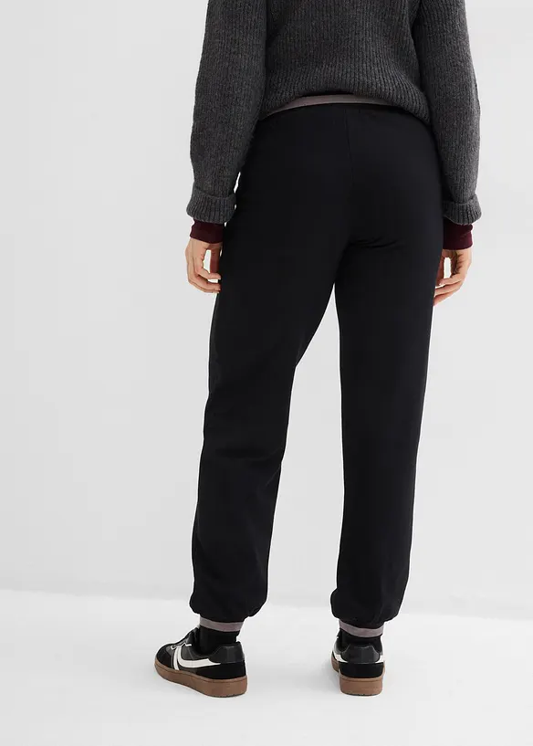 Sweatpants in een katoenmix (set van 2), bonprix