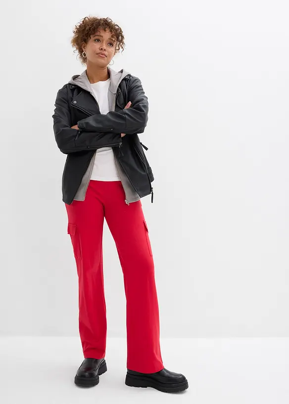 Joggingbroek van een elastische katoenmix, bonprix