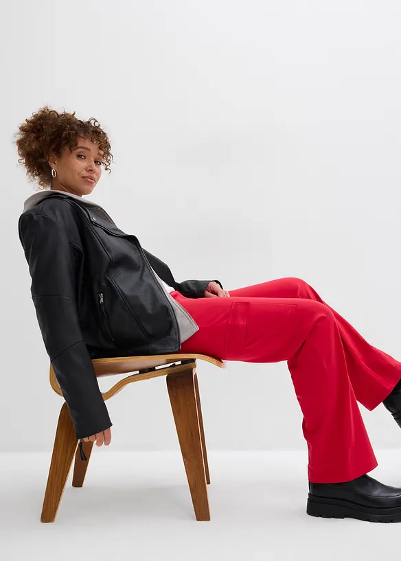 Joggingbroek van een elastische katoenmix, bonprix