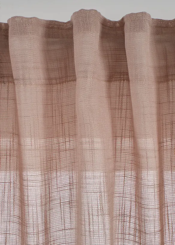 Gordijn met structuur (2 stuks), bonprix