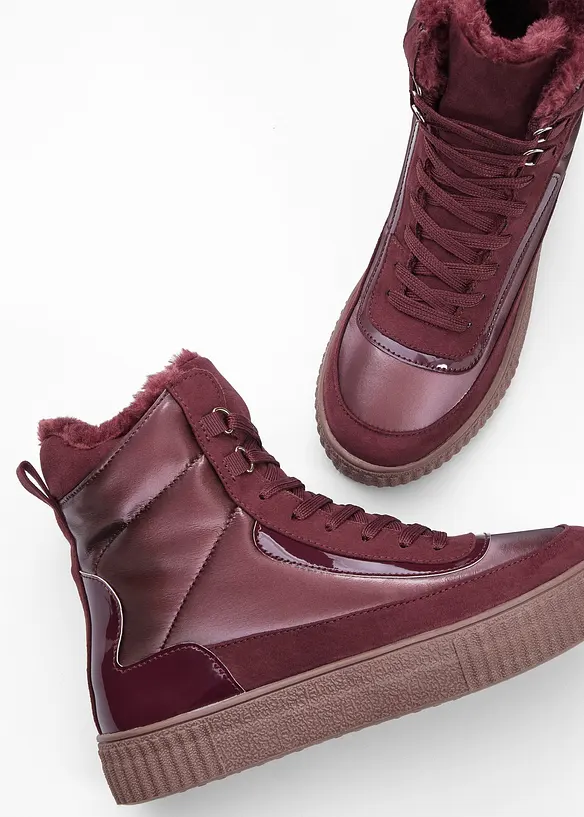 Gevoerde veterboots, bonprix