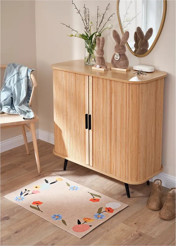 Wasbare deurmat met lentemotief, bonprix