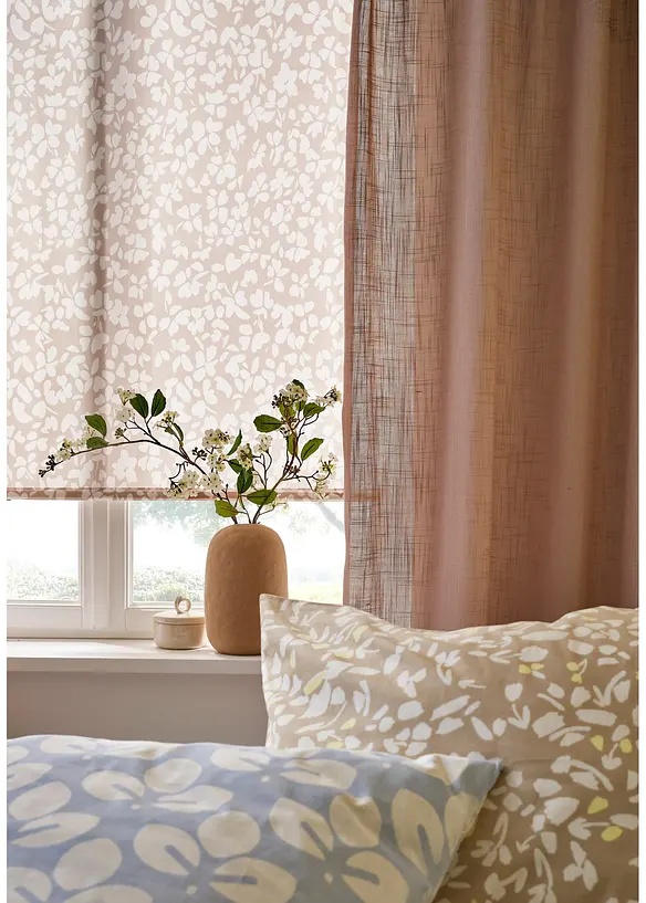 Gordijn met structuur (2 stuks), bonprix