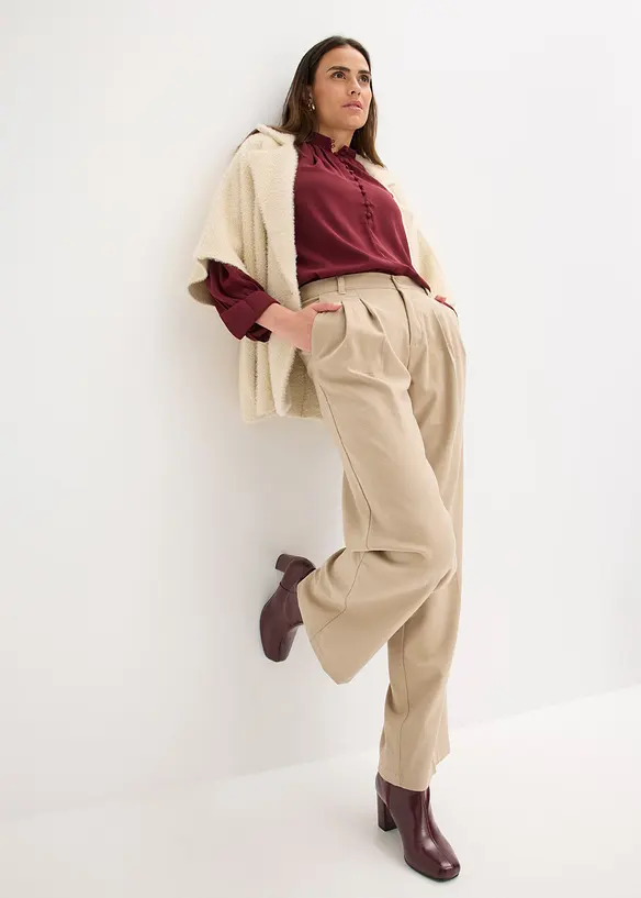 Wijde bandplooibroek, bonprix