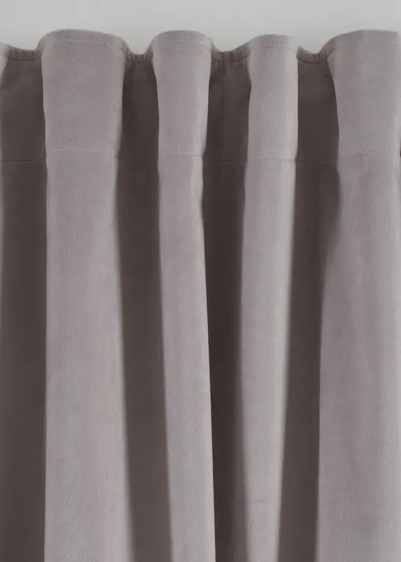 Isolerend verduisterend thermogordijn met fluweelachtig oppervlak (1 stuk), bonprix