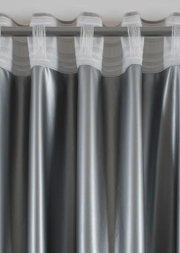 Isolerend verduisterend thermogordijn met fluweelachtig oppervlak (1 stuk), bonprix