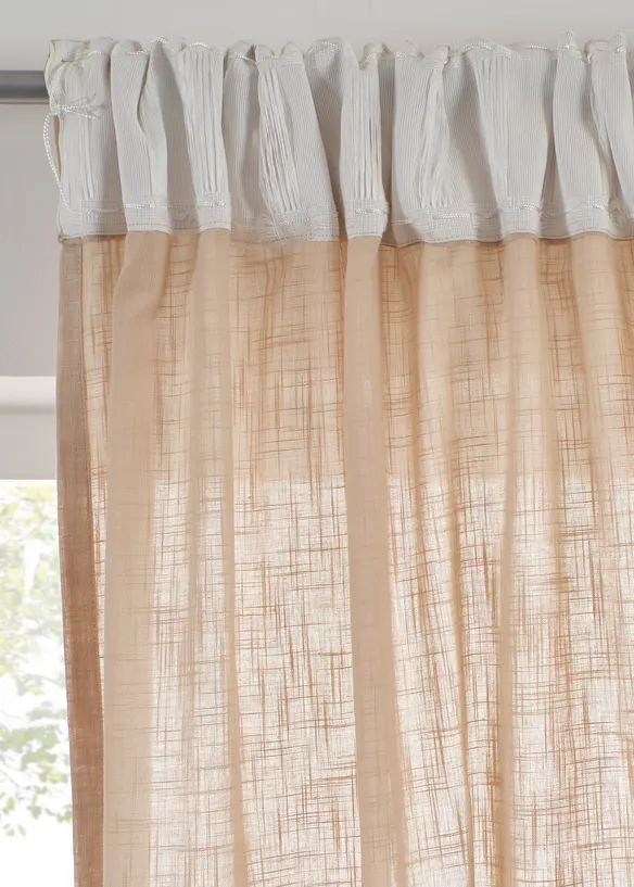 Gordijn van biologisch katoen (1 stuk), bonprix