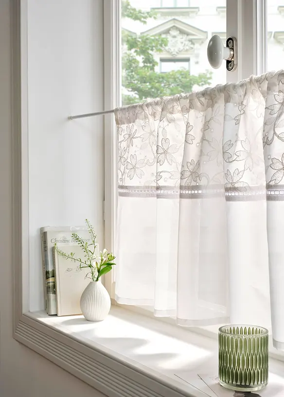 Valletje met borduursel van biologisch katoen, bonprix