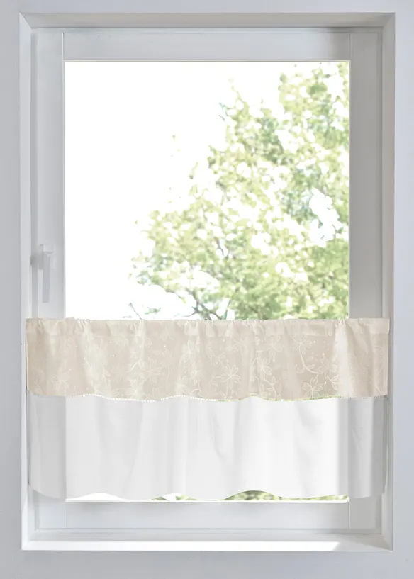 Valletje met borduursel van biologisch katoen, bonprix