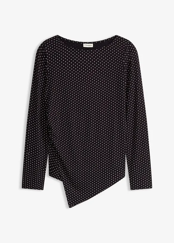 Shirt in een zachte viscosemix, bonprix