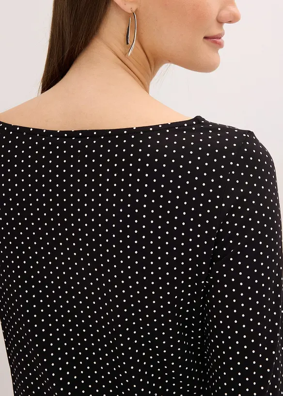 Shirt in een zachte viscosemix, bonprix