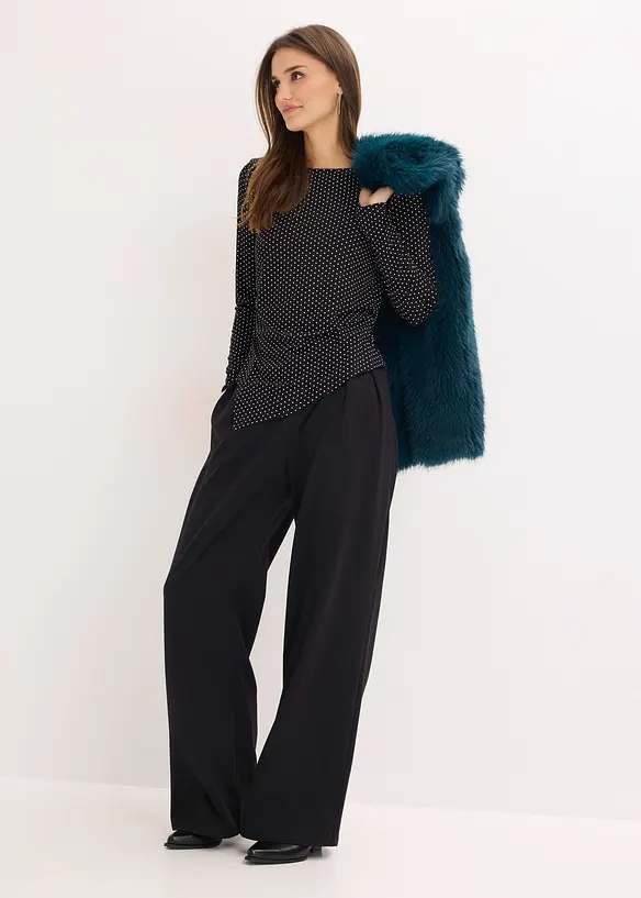 Shirt in een zachte viscosemix, bonprix