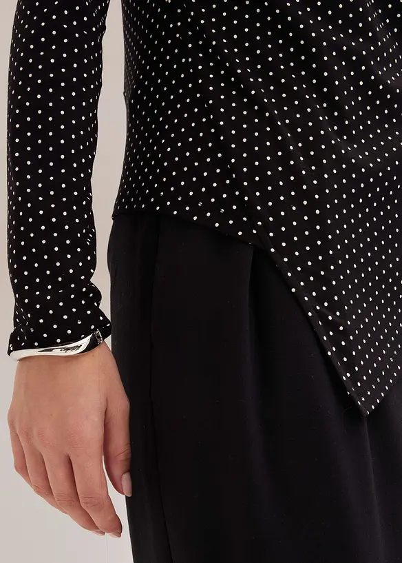 Shirt in een zachte viscosemix, bonprix