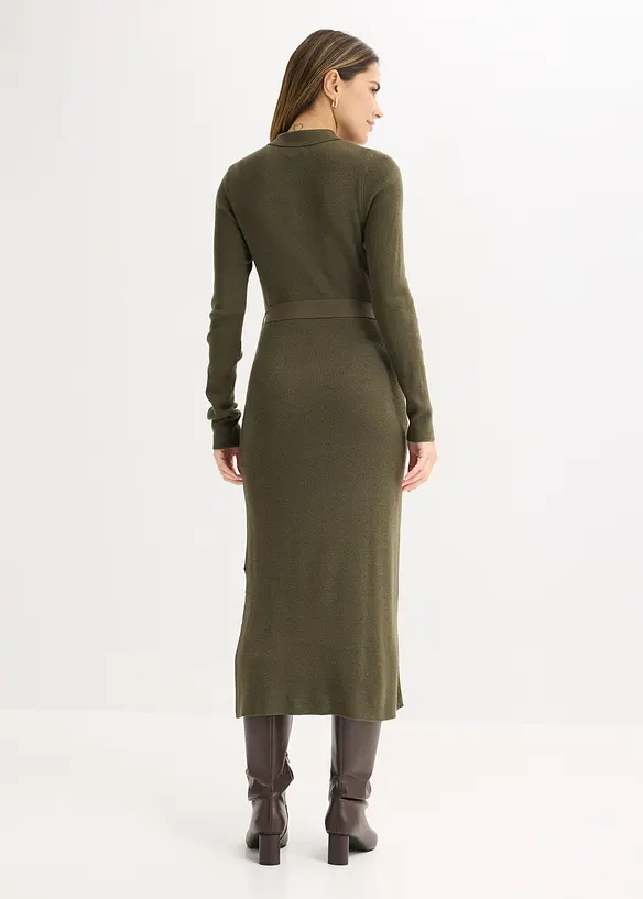 Gebreide jurk van een viscosemix, bonprix