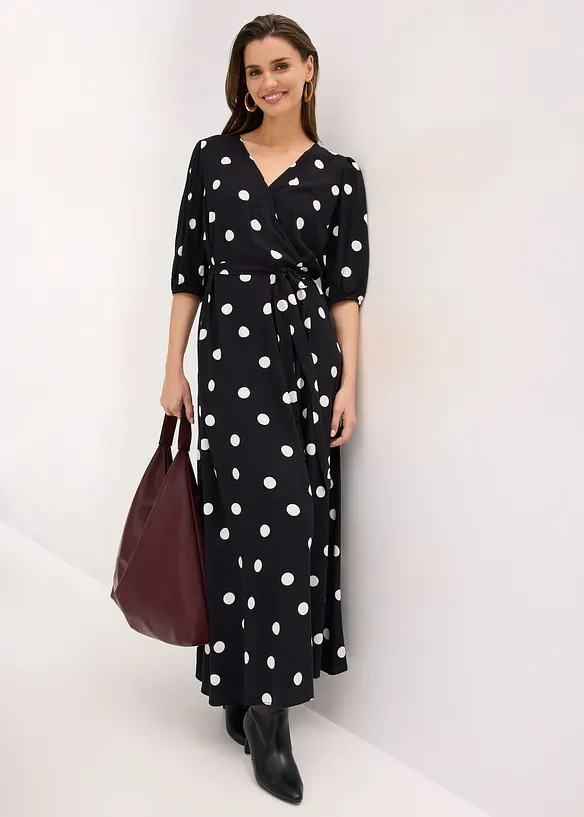 Maxi jurk van soepele viscose, bonprix