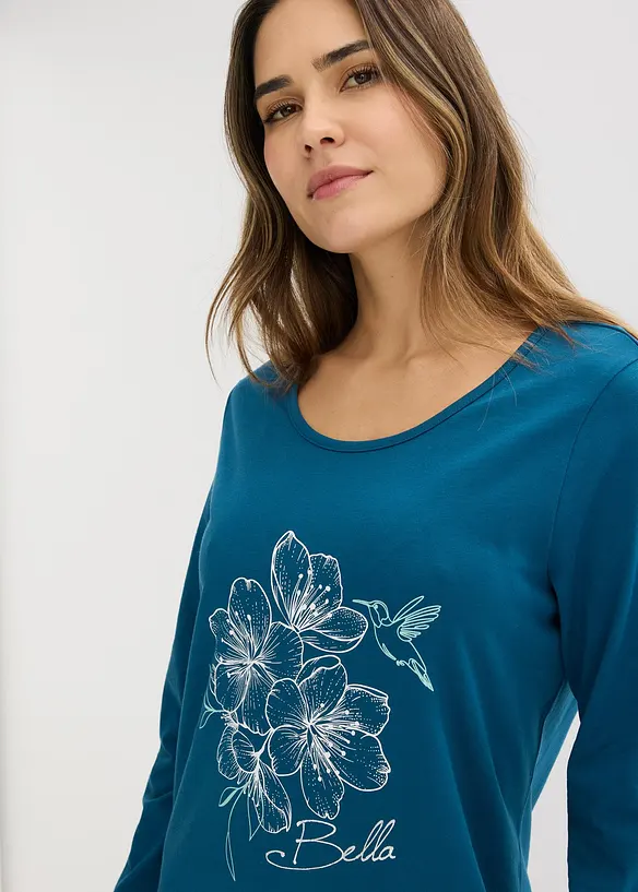 Nachthemd van puur katoen, bonprix