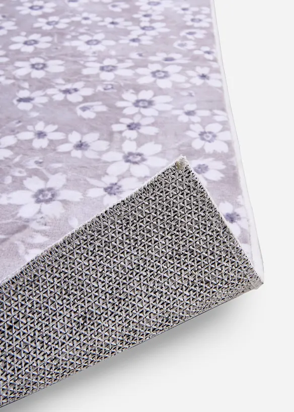 Badmat met bloemenpatrooon, bonprix
