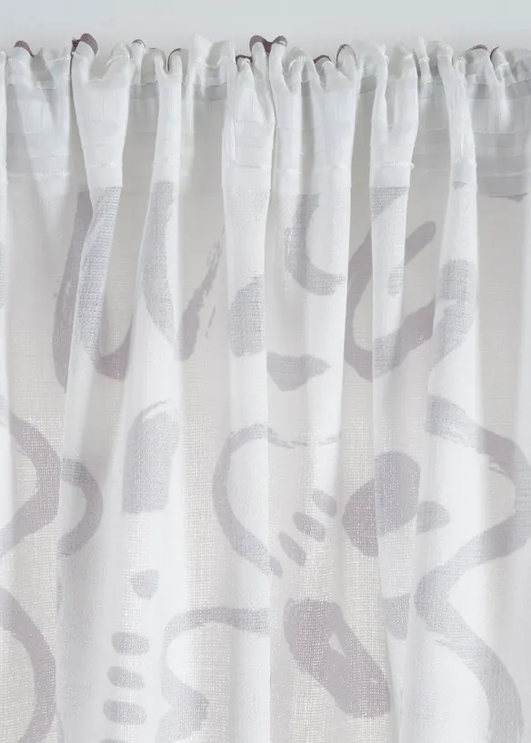 Gordijn met structuur, ook verkrijgbaar in extra lang (1 stuk), bonprix