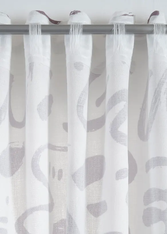 Gordijn met structuur, ook verkrijgbaar in extra lang (1 stuk), bonprix