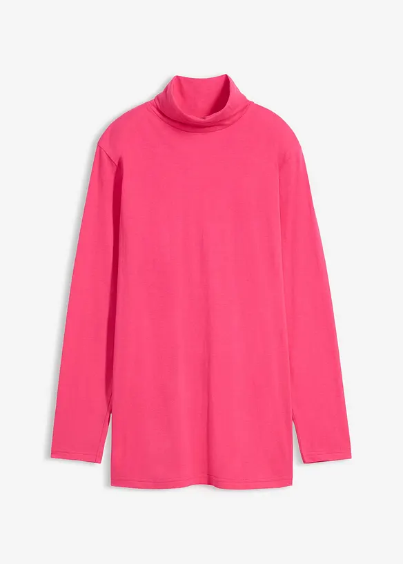 Shirt met col van biologisch katoen, bonprix