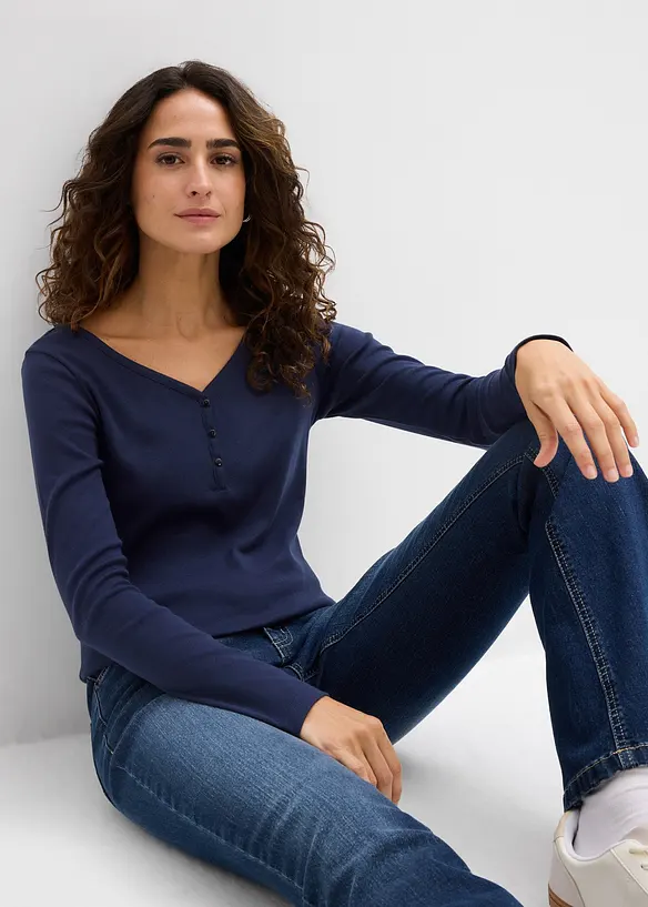 Longsleeve van puur biologisch katoen, bonprix