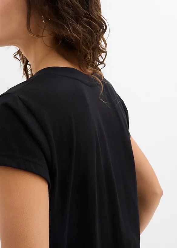 T-shirt van puur biologisch katoen ( set van 2), bonprix